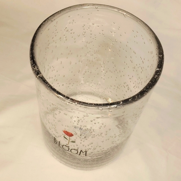 Rae Dunn Vase Hurricane Bubble Glass Clear Vase Farmhouse Style Valentines Decor - Picture 3 of 7